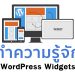 WordPress Widgets คืออะไร